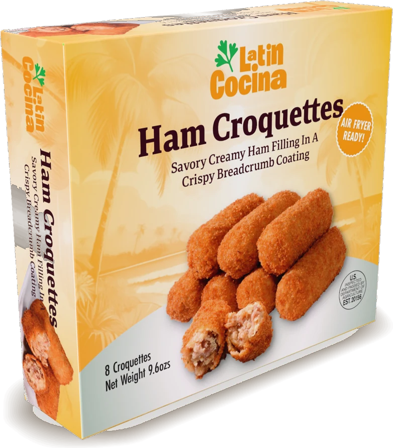 Latin Cocina Ham Croquettes package